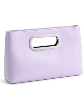 〽️ Women's Purple Clutch Purses Magnetic Detachable Chain Evening Handbag